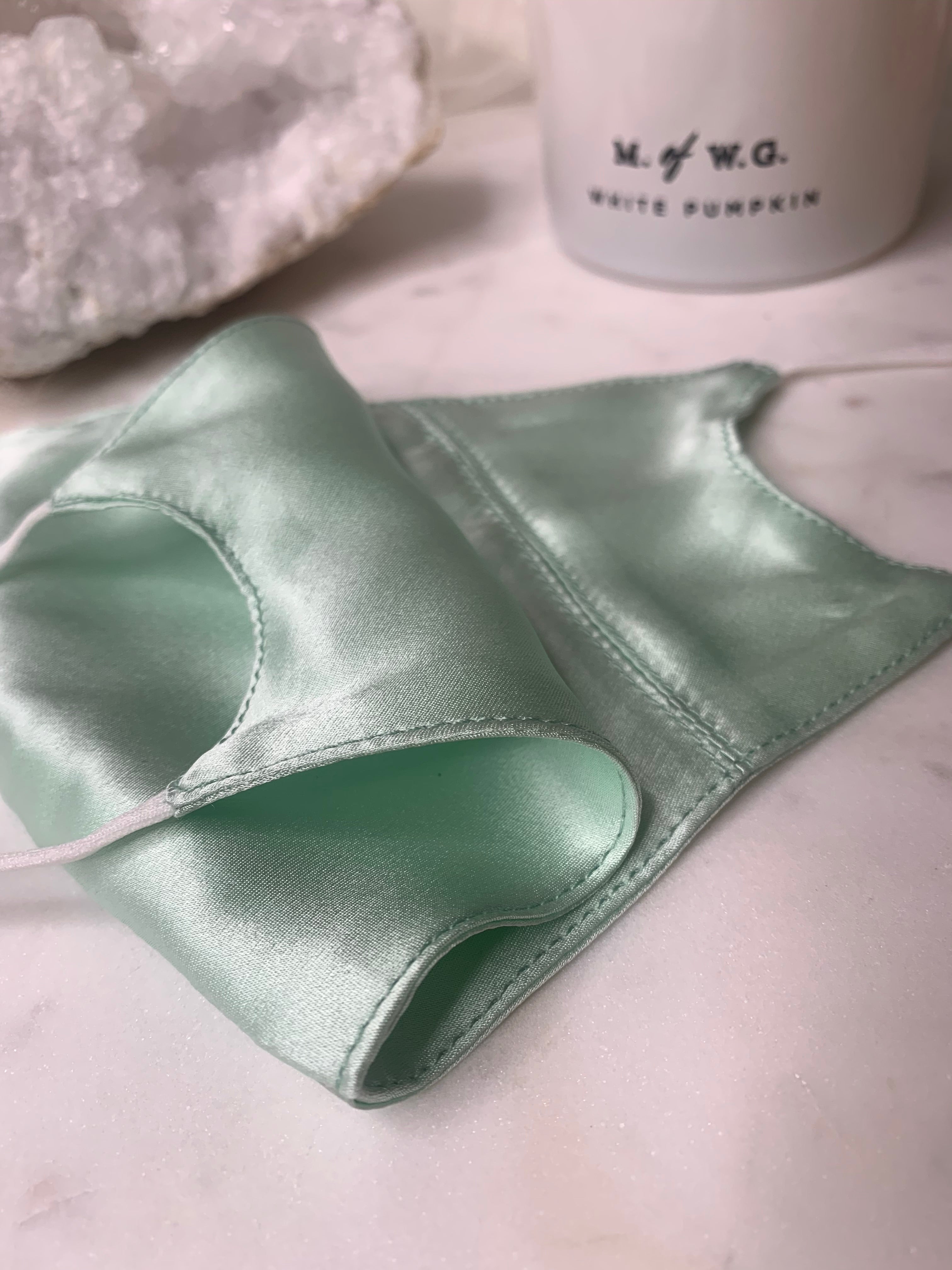 Silk Face Mask - Mint To Be